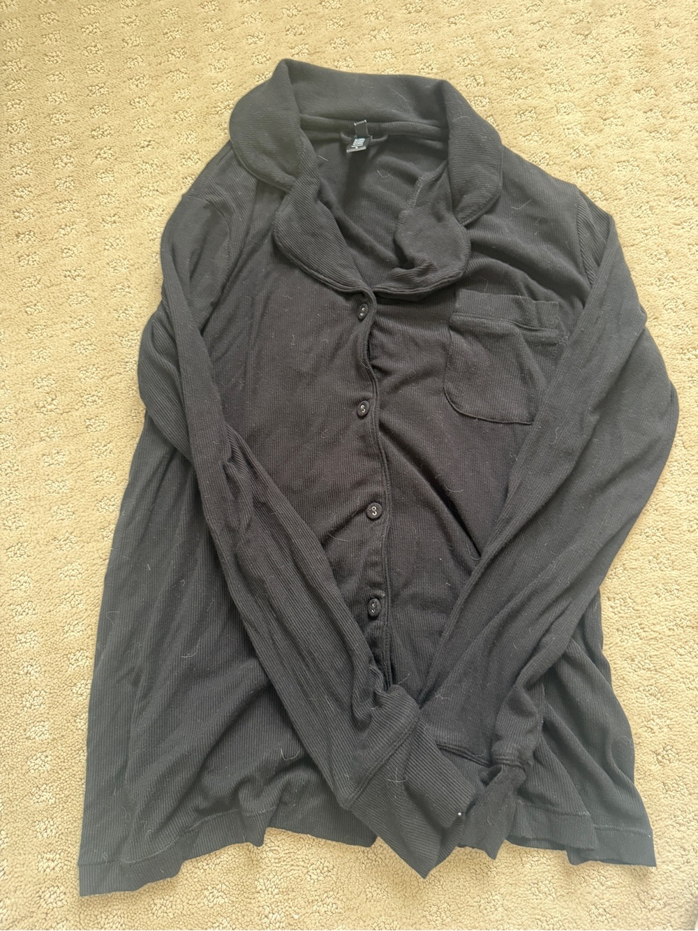 Skims black Soft Lounge Pajama set- size small - Picture 3 of 5